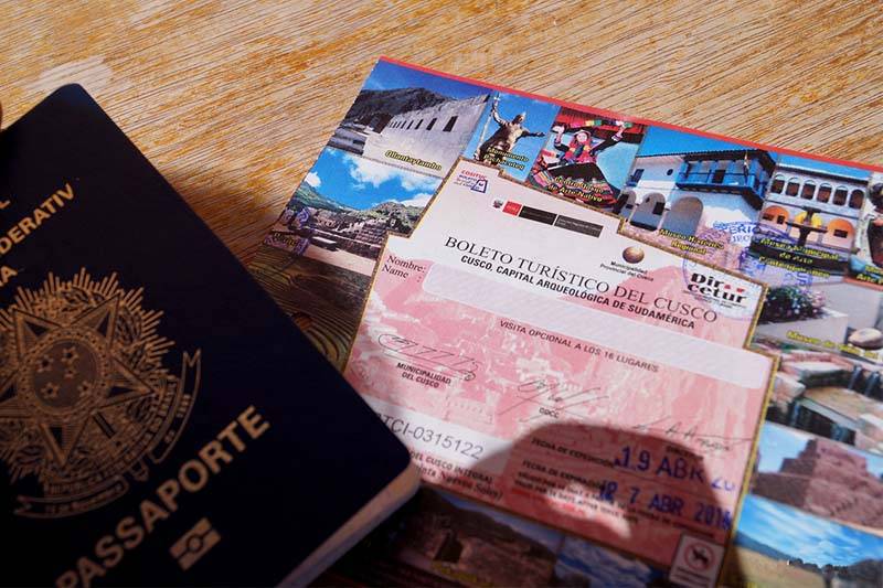 Información del boleto turístico